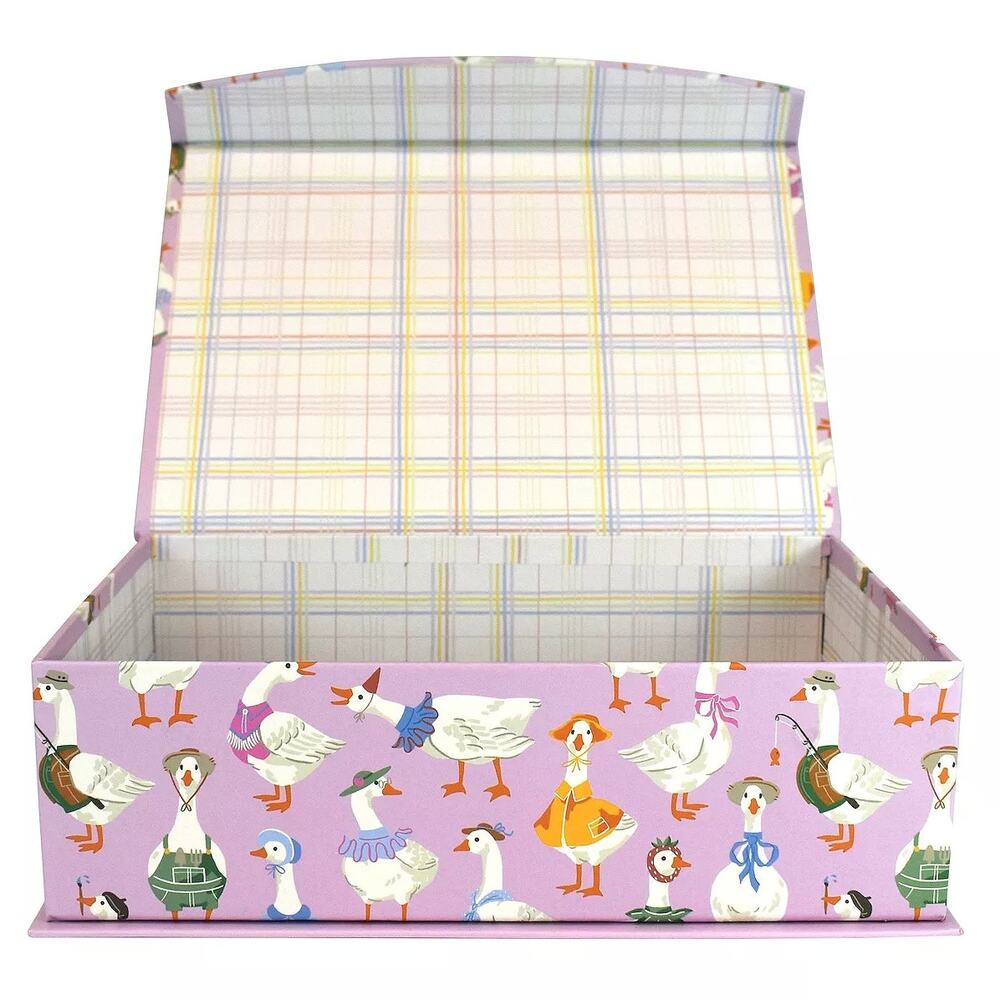 Goose Storage Box Container - Porch Goose Indoor Decor 13x9x4